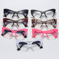 Lunettes de soleil demi-monture, style œil de chat, tendance, pour hommes et femmes, vente en gros, collection 2022