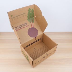 Diseño libre Logotipo personalizado Fabricante de cartón Caja de correo corrugado Kraft Cajas de envío Embalaje Entrega Caja de envío de cartón - Product Image 4