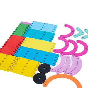 Jeu de puzzle Montessori en bois 3D avec colonnes et clous, unisexe, pour les 4-14 ans, figures géométriques, développement de l'intelligence et de l'éducation précoce - Product Image 5