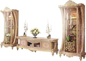 Set di Divani di Lusso in Stile <span class=keywords><strong>Barocco</strong></span> Francese per Soggiorno, Divano in Tessuto Intagliato a Mano per Palazzi Reali, Arredamento Europeo per Soggiorno - Product Image 5