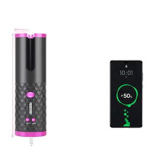 Fer à friser automatique sans fil à prix d'usine, fer à friser magique à écran LCD, fer à friser automatique - Product Image 5