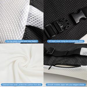 Cojín de Espuma Viscoelástica para Silla de Oficina con Soporte Lumbar, Diseño de Almohada de Lectura, para Coche, Juegos, Sofá Reclinable, Tejido - Product Image 3