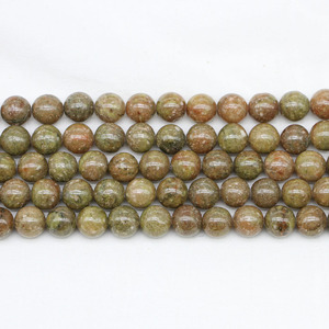 Cuentas redondas de piedra natural, piedra verde de 8mm para hacer pulseras, venta al por mayor, cuentas sueltas, accesorios de joyería DIY - Product Image 3
