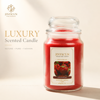 Bougie parfumée en cire de soja de 600g, grand pot, pour la maison, cadeau, décoration intérieure, collection de vente au détail, OEM, marque privée, personnalisable