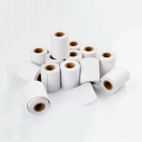 Rouleaux de papier thermique d'impression commerciale de haute qualité, 57x50, avec carte de crédit, Image foncée