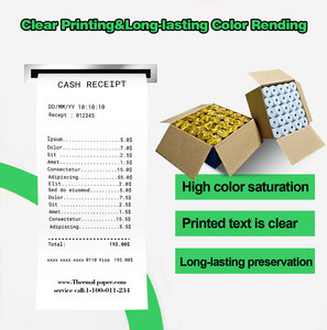Rollo de Papel Térmico de 57x40mm para Caja <span class=keywords><strong>Registradora</strong></span>, Papel para Impresora POS - Product Image 2