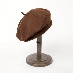 หมวกเบเร่ต์ตาข่ายระบายอากาศสำหรับผู้หญิง แฟชั่นฤดูร้อน เหมาะสำหรับใส่ไปเที่ยวชายหาด - Product Image 1