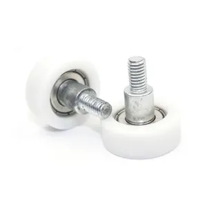 26Mm Dia Kunststof Glijdende Roller Wielen Met M6 Stud Voor Lade