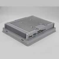 PC industriel sans ventilateur avec boîtier en alliage d'aluminium 2LAN 2COM LPT 6*USB, SSD/HDD, écran tactile 15/19 pouces, système d'exploitation Android, processeur I3
