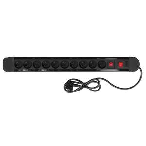 Perel ENCHUFE DE 10 VÍAS-SALIDA CON PROTECCIÓN DE SOBRECARGA-ENCHUFE FRANCÉS - Product Image 2