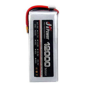 2S 12000mah 25C RC LiPo电池组7.4v-22.2v范围，用于RC飞机和无人机赛车锂离子备件 - Product Image 3