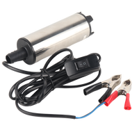 Pompe à huile électrique submersible 12V DC HG1232, pompe de transfert de carburant diesel portable avec pinces de batterie