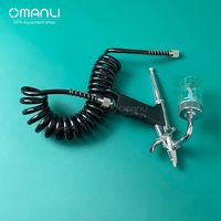 Dispositivo de Belleza Facial Portátil, Nano Spray, Aerógrafo para Diseño de Uñas, Pistola de Pintura en Aerosol, Mini Pistola de Inyección de Oxígeno