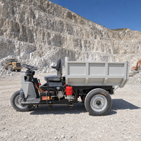 Meilleur prix Inca Rock Mini-dumper 1 tonne Diesel Tricycle avec frein à huile, essieu arrière à quatre vitesses et roulement pour le transport de minerai