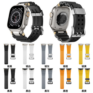 <span class=keywords><strong>Bracelet</strong></span> en caoutchouc pour Apple Watch 10 46mm 42mm Série 10 6 5 4 Se 7 8 9 <span class=keywords><strong>Bracelet</strong></span> souple pour <span class=keywords><strong>IWatch</strong></span> 49mm 45mm 44mm Hommes Correa <span class=keywords><strong>Bracelet</strong></span> - Product Image 4