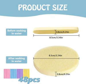 ฟองน้ำล้างหน้าแบบแท่ง PVA บีบอัดขยายตัวได้ ขายส่ง พร้อมตัวอย่างฟรี ใช้ล้างหน้าและเช็ดเครื่องสำอางได้ - Product Image 2
