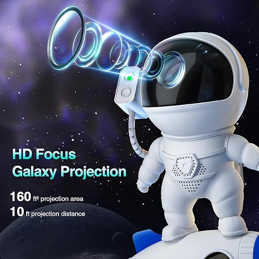 ASTROAD 'Stargazing' グッズセット Astronaut Star Projector - Multicolored Modes & Bluetooth