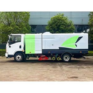 Camión Barredor Eléctrico Dongfeng 4X2 de 10cbm, Personalizable, con Dirección, Emisiones ISO, Certificación CCC, para Saneamiento Municipal en China - Product Image 1