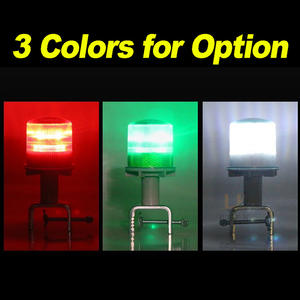 Barricade Signal lumineux solaire étanche clignotant ou LED constante avertissement de sécurité routière solaire balise clignotants stroboscopique cône lumière - Product Image 5