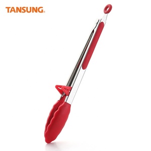 <span class=keywords><strong>Amazon</strong></span> Meilleur Vendeur En Acier Inoxydable Pinces de <span class=keywords><strong>Cuisine</strong></span> En Silicone - Product Image 1