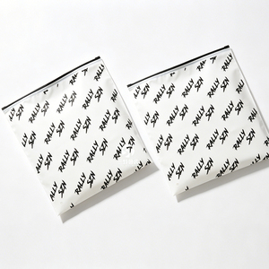 Custom Recyclable CPE Zipper Bags | Frosted Self Seal Clothing Packaging for Apparel <b>Garments</b> - Product Image 2