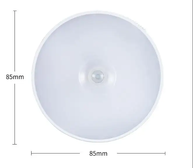 Lampu Depan Induksi Tubuh, Lampu Depan LED Sensor Malam 2 Tahap Dapat Disesuaikan, Lampu Lingkaran untuk Pengukur Jarak Induksi Lampu