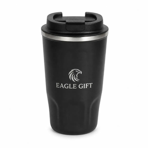 Stainless Steel Double Wall Coffee Cup Travel Thermos Coffee Mug With Customized Logo - Product Image 1