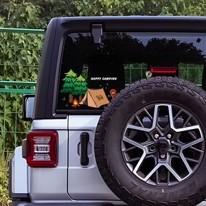 Autocollants créatifs personnalisés <span class=keywords><strong>pour</strong></span> <span class=keywords><strong>camping</strong></span> et aventure en plein air, <span class=keywords><strong>camping</strong></span>-<span class=keywords><strong>car</strong></span> tout-terrain, logos de randonnée, autocollants décoratifs <span class=keywords><strong>pour</strong></span> voiture en plein air - Product Image 6