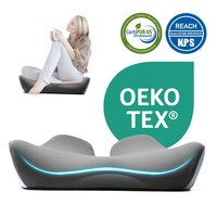 Coussin de siège en mousse à mémoire de forme confortable et ergonomique de haute qualité personnalisé, coussin de chaise de bureau adapté aux maisons