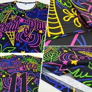 Custom <b>Baseball</b> Jersey Personalized Name Number Sublimated Print Breathable Crew Neck Unisex Summer Casual Team Apparel - Product Image 5