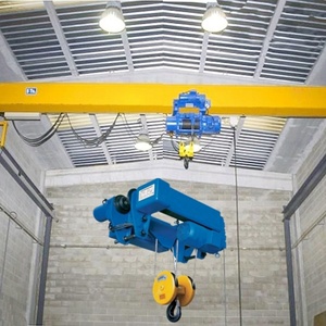 Pont roulant industriel personnalisé à poutre simple de 5 tonnes avec système de télécommande sans fil pour entrepôt à structure métallique - Product Image 5