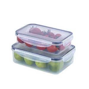 Luchtdichte Voedselopslagcontainers Met Deksels 4 Stuks Voedselcontainer Sealer Plastic Container Voor Opslag Van Voedsel