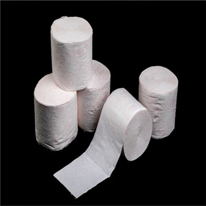 Good Quality Virgin Pulp Jumbo Roll Ornament <b>3</b> <b>Ply</b> <b>Toilet</b> <b>Paper</b> - Product Image 3