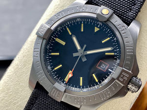 Designer high-quality men's pilot watch 44mm large dial sports <b>calendar</b> custom logo - Product Image 2