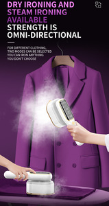 Fer à repasser <span class=keywords><strong>sec</strong></span> et humide 110V 220V 1000w, <span class=keywords><strong>5</strong></span> réglages, fer à vapeur pliable, fer à vapeur portable de voyage, mini fer à vapeur avec écran LED - Product Image 6