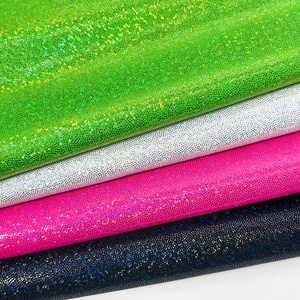 Nylon Spandex Métallique Effet <span class=keywords><strong>Verre</strong></span> Brisé Holographique Deluxe - Tissu Extensible pour Vêtements de Sport et Costumes - Product Image 1