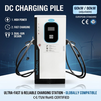 Station de recharge rapide pour véhicules électriques 320 kW à double borne, commande à distance intelligente, CCS2 GBT, recharge rapide pour véhicules électriques