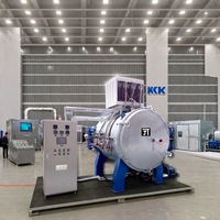 Precio competitivo Horno de carbonización de cámara única Circulación externa Refrigeración por agua Máquina de vacío de temperatura constante
