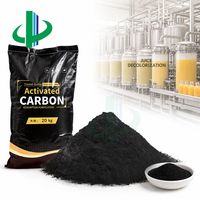Charbon actif en poudre à haute surface et valeur d'iode de 1000 pour la clarification et la décoloration des jus, fourni directement par l'usine
