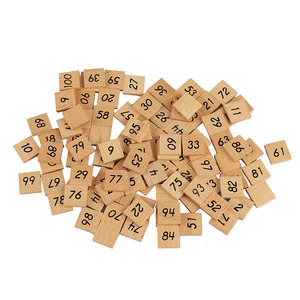 MA018(JZ) Tavola delle Centinaia Montessori, Materiale Didattico in Legno per Matematica, Giocattolo Educativo per Bambini, per AMS e AMI - Product Image 5