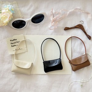 Conjunto de Mini Bolsos de Hombro de Cuero para Muñecas de 10-17 cm, Color Crema, Negro y Marrón, Ropa para Muñecas, Mini Bolso Decorado de Cuero PU - Product Image 1