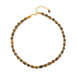 Collane Artigianali in <span class=keywords><strong>Ambra</strong></span> <span class=keywords><strong>Naturale</strong></span> con Perline, Placcate in Oro Vero, Impermeabili e Inossidabili, alla Moda - Product Image 6