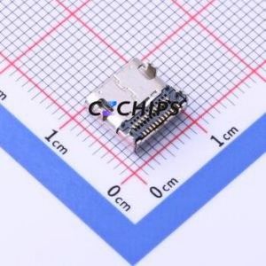 CX90B1-24P USB Connector SMD Connector ( Connector Type: Type-C )( Protocol Standard: USB 3.1 )( Gender: Female ) - Product Image 2