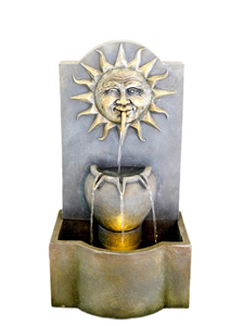 <span class=keywords><strong>Fontaine</strong></span> <span class=keywords><strong>solaire</strong></span> en polyrésine antique de luxe, faite à la main, pour mur, jardin, décoration extérieure - Product Image 4