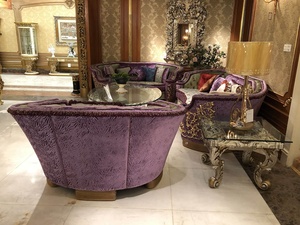 Italian Luxury Antique Style Living Room Furniture Designs and <strong>Prices</strong> Fabric <strong>Sofa</strong> <strong>Set</strong> - Product Image 6