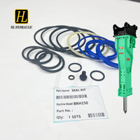 Kit de réparation de joints pour brise-roche hydraulique BRH250, kits de réparation de marteaux hydrauliques pour pièces de brise-roche hydraulique