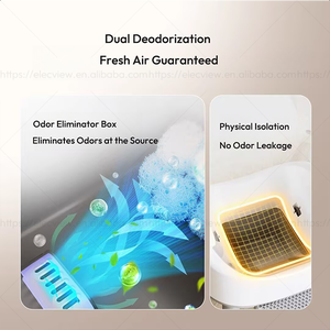 <span class=keywords><strong>Litière</strong></span> pour chat intelligente Elecpet 2026, nouvelle génération, <span class=keywords><strong>à</strong></span> ouverture supérieure, avec contrôle par application, bac <span class=keywords><strong>à</strong></span> déchets de 8 L, fonction de recouvrement et de protection de la <span class=keywords><strong>litière</strong></span> assistée - Product Image 4