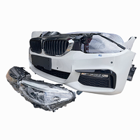 Paket Bodi Depan BMW Seri 5 G30 G31 M Sport dengan Lampu Depan, Original Bekas, Set Lengkap 2017-2020