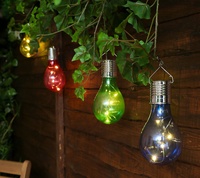 Lampes de jardin à LED à énergie solaire Ampoules d'éclairage extérieur suspendues économes en énergie