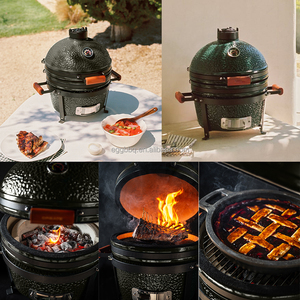 SEB KAMADO Fabricant de barbecue en céramique de 16 pouces, barbecue en céramique pour le camping en plein air - Product Image 3